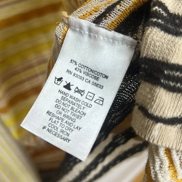 NIC+ZOE Longline Butter Yellow Open Cardigan Autumnal Fall Cozy Sweater - Picture 8 of 9